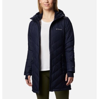 Columbia Jas Dames, Heavenly Long Hooded Donkerblauw, 57VIYRPWD